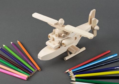 Деревянная игрушка-вертолет - MADEheart.com