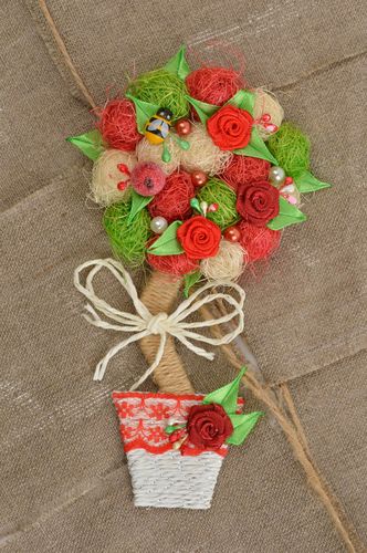 Imán para nevera árbol hecho a mano regalo original elemento decorativo - MADEheart.com