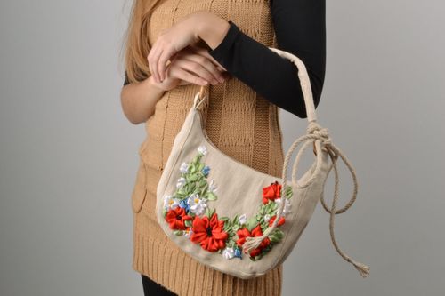 Mala de tecidos naturais  - MADEheart.com