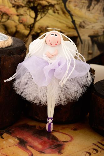 Kitchen ideas handmade fridge magnet ceramic doll angel toy decorative use only - MADEheart.com