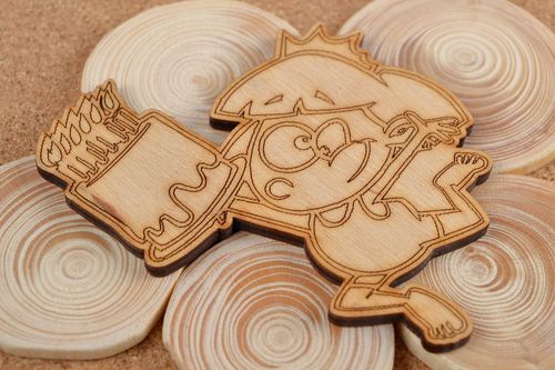 DIY supplies handmade figurine for painting wooden blank for creative work - MADEheart.com