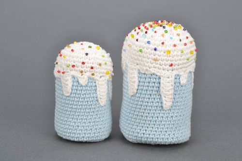 Small crochet Easter cake - MADEheart.com