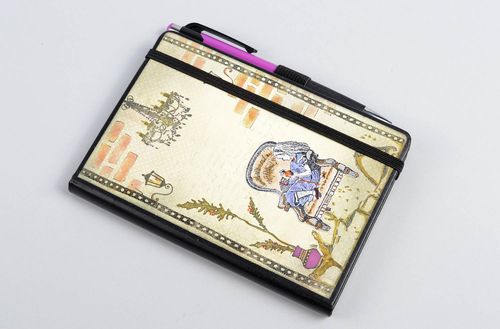 Handmade small beautiful notebook designer stylish notebook unusual diary - MADEheart.com