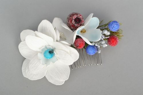 Elegant flower comb - MADEheart.com