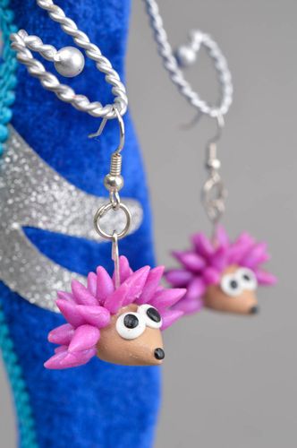 Handmade earrings designer jewelry polymer clay funny earrings gifts for girls - MADEheart.com