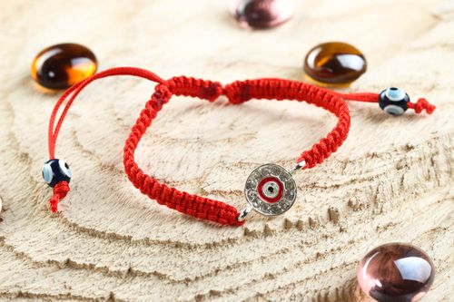 Stylish handmade thread bracelet textile bracelet casual jewelry designs - MADEheart.com