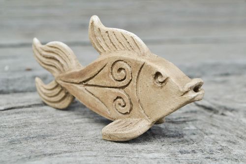 Керамическая свистулька ручной работы глиняная игрушка свистулька из глины - MADEheart.com