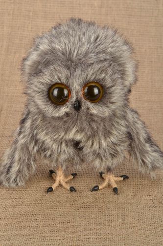 Homemade soft toy Big Owl - MADEheart.com