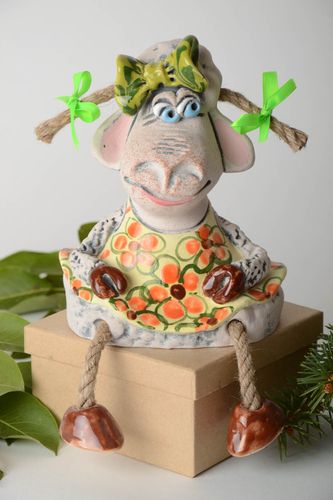 Tirelire céramique design Tirelire fait main forme de vache Déco maison - MADEheart.com