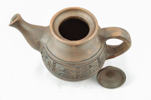 Homemade ceramic teapot - MADEheart.com