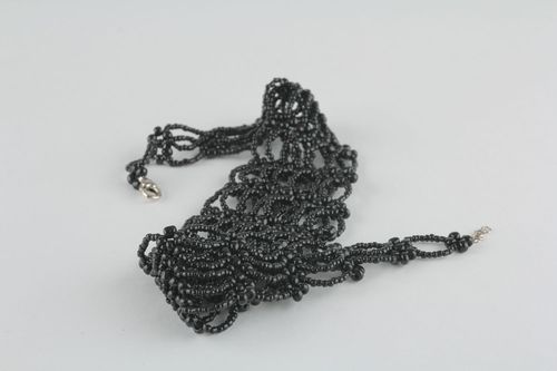 Collana di perline fatta a mano originale di moda bigiotteria da donna - MADEheart.com