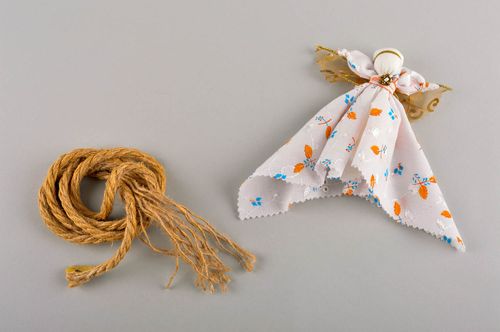 Beautiful handmade fabric soft toy rag doll interior decoration wall hanging - MADEheart.com