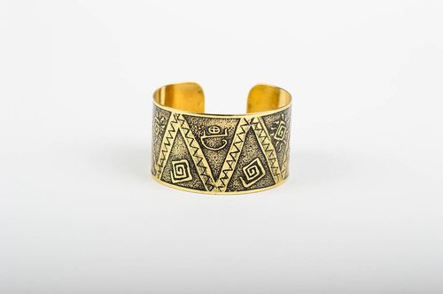 Handmade bracelet designer accessory metal bracelet brass accessory gift for her - MADEheart.com