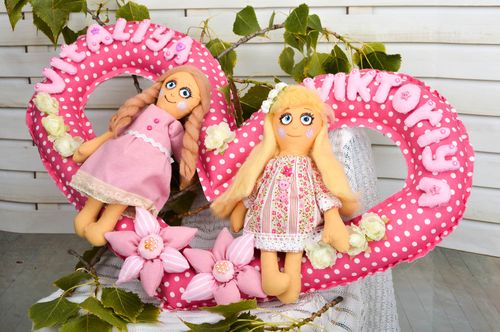 Handmade interior toys nursery decor toys soft heart toy for children home decor - MADEheart.com