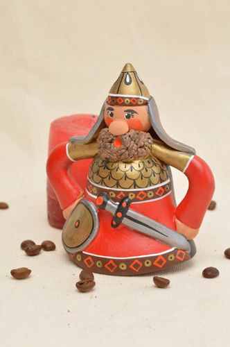 Campanella decorativa fatta a mano in ceramica souvenir in terracotta originale - MADEheart.com