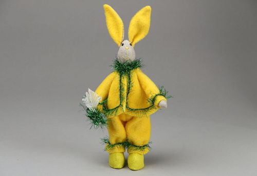Soft Christmas toy Bunny - MADEheart.com