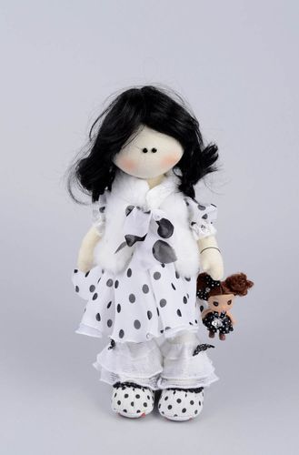 Handmade Designer Puppe für MädchenStoff Spielzeug Deko Puppe Stoff Puppe grell - MADEheart.com