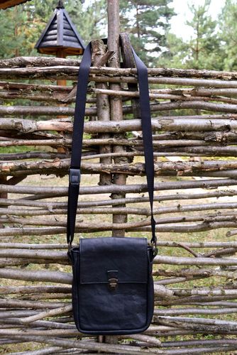 Сумка ручной работы сумка через плечо красивая мужская кожаная сумка стильная - MADEheart.com