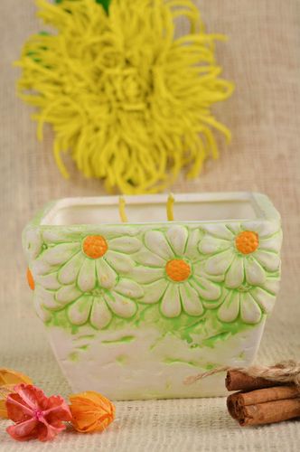 Vela de parafina hecha a mano aromática elemento decorativo regalo original - MADEheart.com