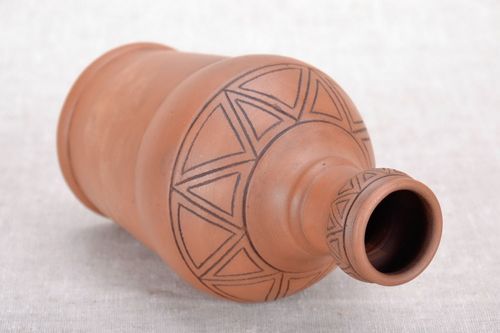 Ceramic handmade bottle - MADEheart.com
