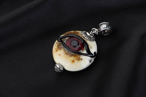 Colgante de vidrio Ojo omnividente - MADEheart.com