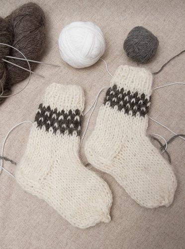 Childrens wool socks - MADEheart.com