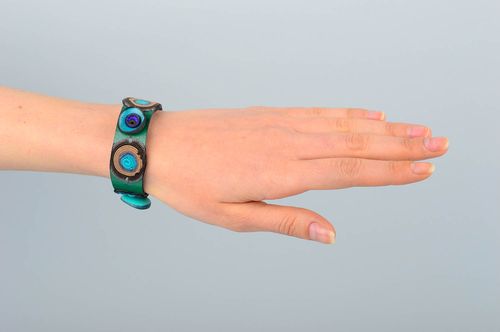 Bracciale in pelle fatto a mano accessorio originale braccialetto di tendenza - MADEheart.com