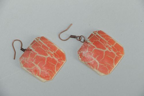 Pendientes originales de arcilla polimérica - MADEheart.com