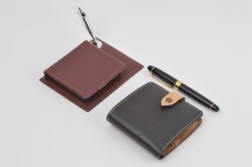 Мужское портмоне handmade кожаный кошелек стильный аксессуар для мужчин - MADEheart.com