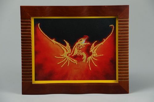 Pintura Dragão de Fogo - MADEheart.com