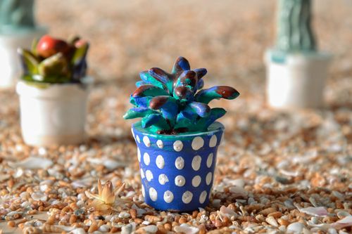 Estatueta de argila decorativa para colecção  - MADEheart.com