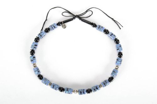 Glass beaded necklace - MADEheart.com