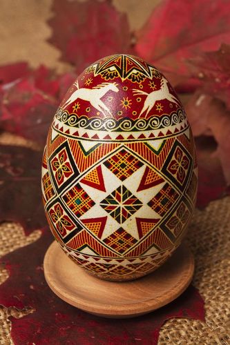Украинское народное пасхальное яйцо - MADEheart.com