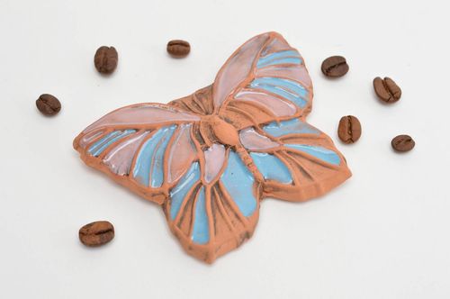 Aimant frigo en forme de papillon fait main original décoration pour cuisine - MADEheart.com