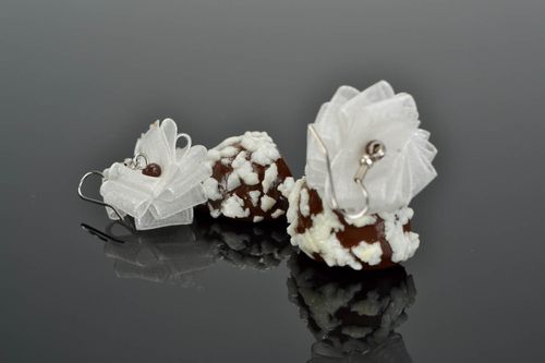 Polymer clay earrings Candy - MADEheart.com
