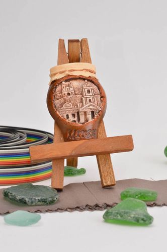 Fridge magnet handmade city sight unusual designer present decorative use only - MADEheart.com