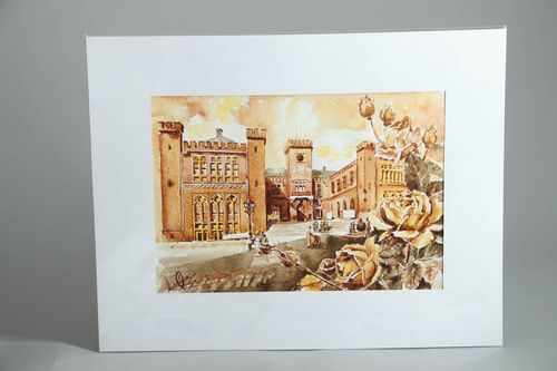 Pintura en acuarelas Polonia - MADEheart.com