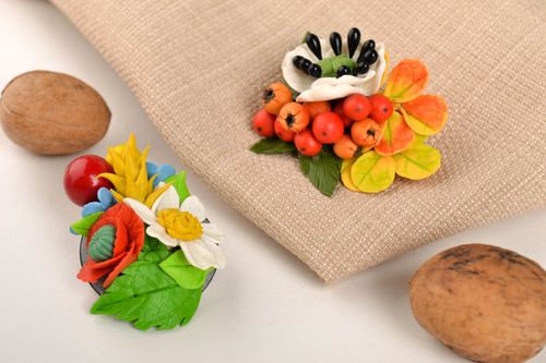 Broches hechos a mano estilosos accesorios de moda regalos originales  - MADEheart.com