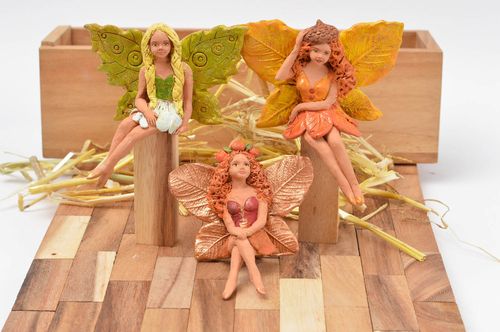 Statuette simpatiche in argilla fatte a mano figurine decorative in ceramica 3  - MADEheart.com