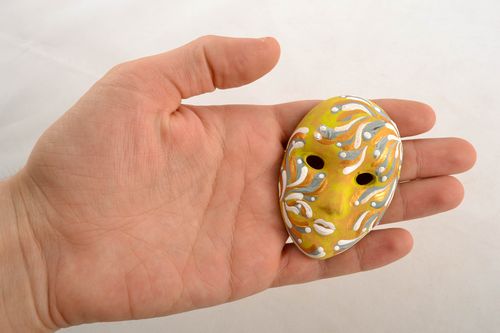 Calamita da frigorifero fatta a mano magnete da frigo maschera carnevale - MADEheart.com