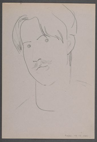 Bleistift Porträt Mann - MADEheart.com