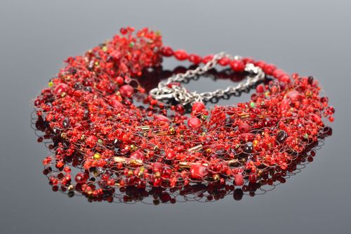Necklace and bracelet with natural stones - MADEheart.com
