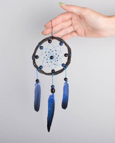 Handmade wall hanging authentic dreamcatcher wall decor gift ideas for friend - MADEheart.com