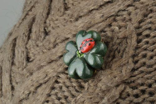 Broche de argila de polímero  - MADEheart.com