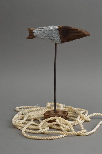 Unusual handmade wooden figurine decorative statuette home designs gift ideas - MADEheart.com