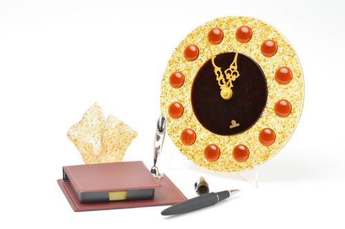 Handmade candle holder designer candlestick unusual clock designer clock - MADEheart.com