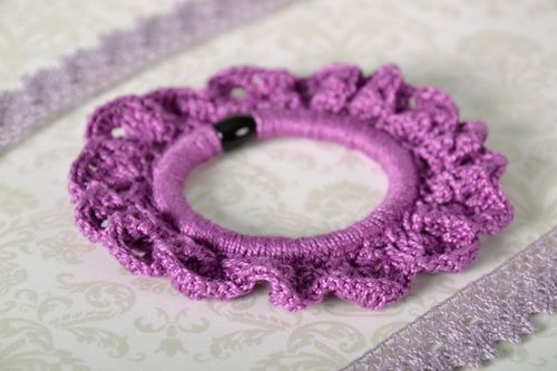 knitted Scrunchy  - MADEheart.com
