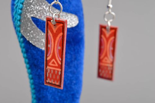 Pendientes hechos a mano de moda elegantes bisutería fina regalo original  - MADEheart.com
