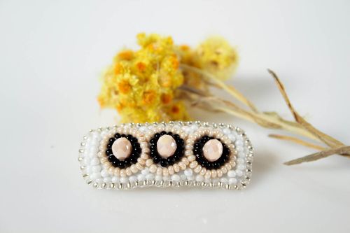 Designer Schmuck handgefertigt Frisur Haarspange Mode Accessoire elegant  - MADEheart.com