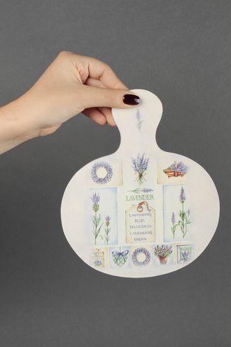 Planche à découper faite main Ustensile cuisine bois Déco cuisine provençale - MADEheart.com